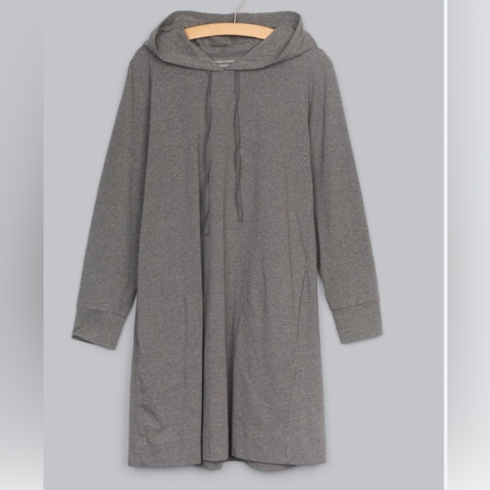 Eileen Fischer Knee Lengthy Hoodie Dress
